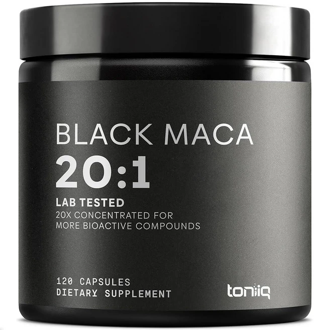 Toniiq 토니크 블랙 마카 캡슐 120정, 토니크 블랙 마카 120캡슐, 1개 - 쿠팡