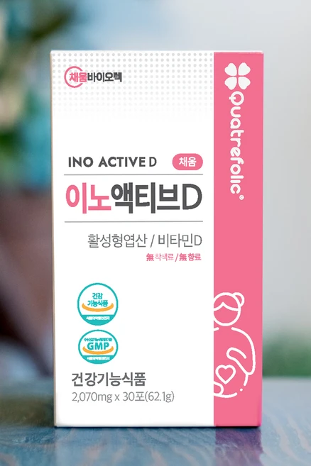 이노액티브D채움 산부인과 이노시톨 세계특허 활성형엽산 비타민D 콜린 임신준비 영양제, 1개, 62.1g - 쿠팡