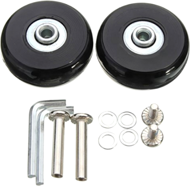 해피파워 캐리어 바퀴 50*18mm 셀프교체, 1세트