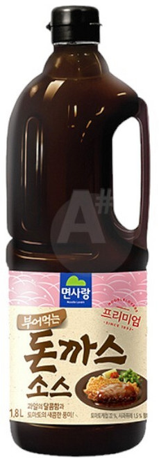 X 돈가스소스 옛날돈까스 경양식 1.8L 프리미엄 6개 부어먹는 면사랑 돈까스소스 업소용