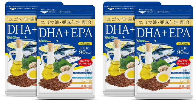 씨드컴스 아마씨유 페릴라유 DHA EPA, 4개