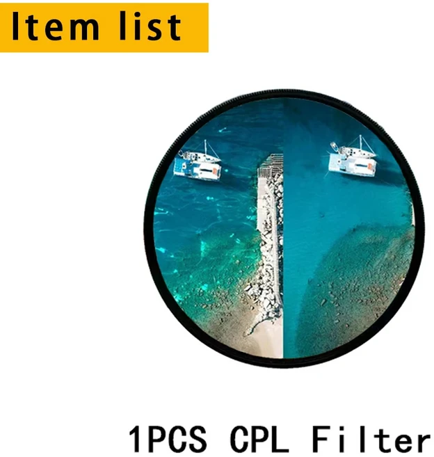 ERIKOLE CPL 원형 편광 필터-37 40.5 43 52 mm Canon Nikon Sony 등 카메라 렌, 01 CPL Polarize Filter, 12 72mm, 01 빠른