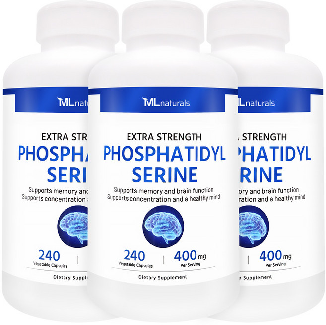 마이라이프 포스티딜세린 400mg 240캡슐, 240정, 3개