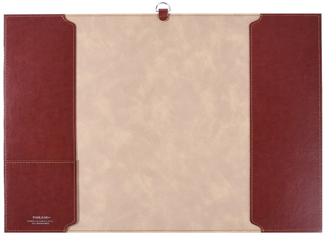 톤랜드 가죽 베이직 북커버, 1개, 와인브라운 2사이즈