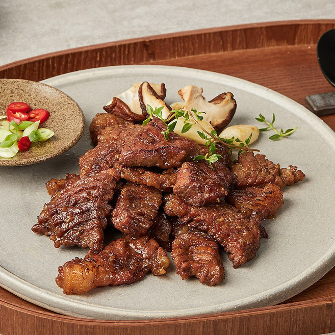 남양주 장우가든 한돈 국내산 40년 전통 수제 한돈 목살 뼈 없는 순살 장우가든 특제 비법 양념돼지갈비 600g 맛 왕구이 HACCP 인증 1..2CM 두께 블루리본, 2개