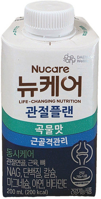 뉴케어 대상웰라이프 관절플랜 곡물맛, 200ml, 10개
