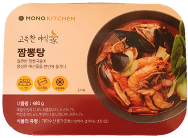 (무)(냉동)모노링크짬뽕탕 480g, 1개