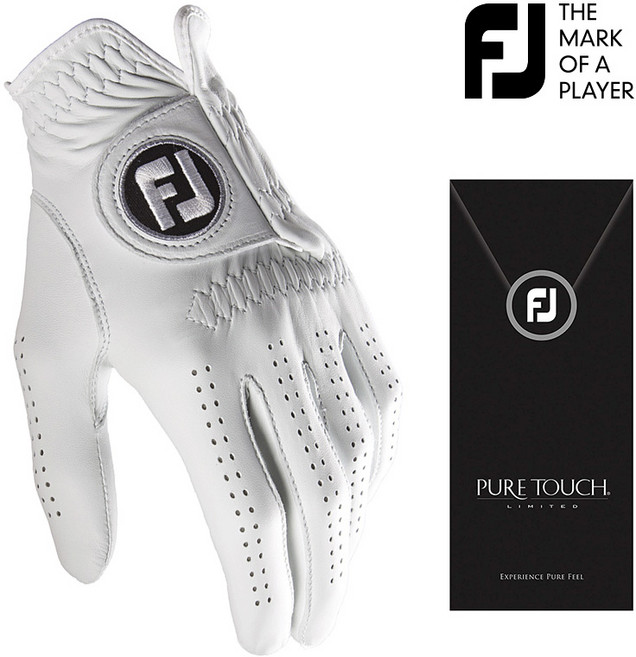 아쿠쉬네트정품 풋조이 퓨어 터치 남성 양피 골프장갑, 22호