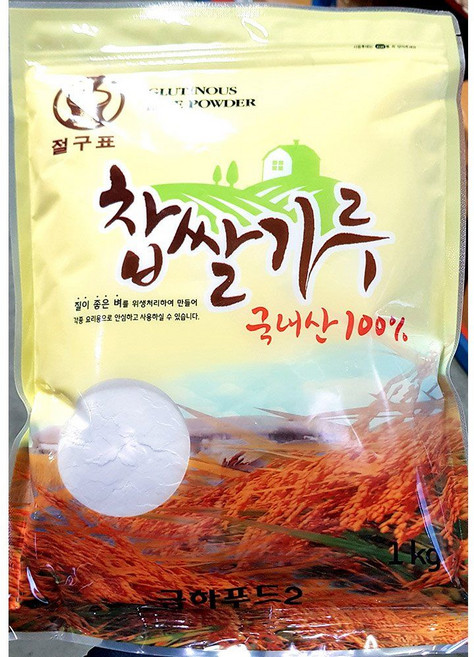 찹쌀가루(절구표 1K)X5, 1박스, 1kg