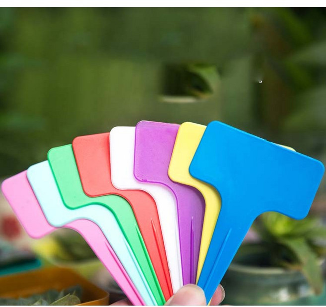 가꿈 식물이름표 다육이 화분 농장 두꺼운 티라벨, 블랙