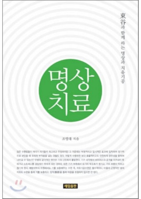 명상치료:동곡과 함께 하는 명상과 치유기공, 세림출판, 조영대 저