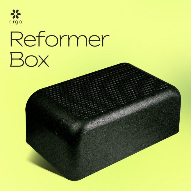 [에르고] EPP 리포머박스 홈트, 블랙, 1개