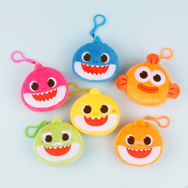 핑크퐁 아기상어 얼굴 가방고리 인형 애착, 05. 할머니상어 얼굴 가방고리 인형, 1개