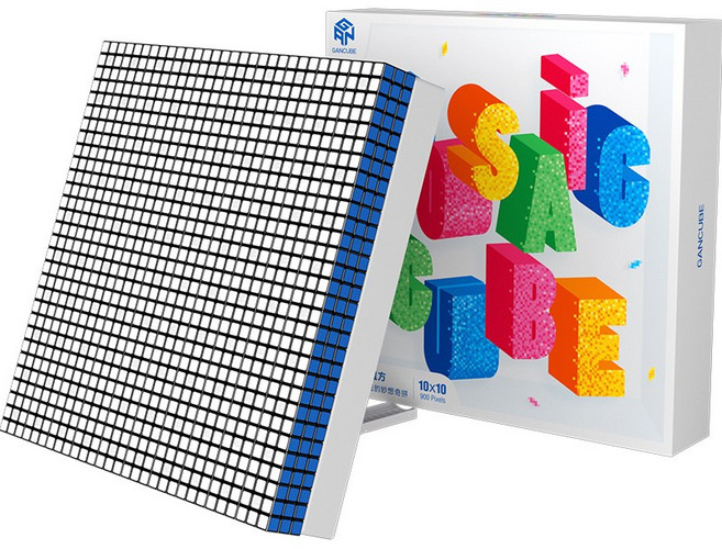 GAN 창의 퍼즐 큐브 벽 배경그림판 자력 위치판 DIY 블록 퍼즐 블록, 색깔1, 1개