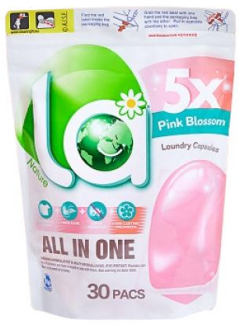 (정품) 엘에이 올인원 캡슐 세탁세제 핑크블라썸 30개입