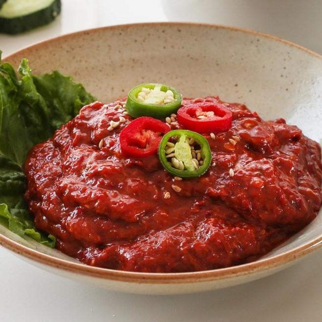 광천토굴젓갈수산 국내산 갈치쌈장 속젓 500g 젓갈 반찬, 1개