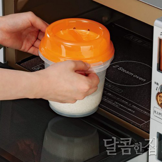 (일본)이노마타 전자렌지 1인용 밥솥 라이스쿠커 전자렌지 밥솥, 1개, 상세페이지 참조