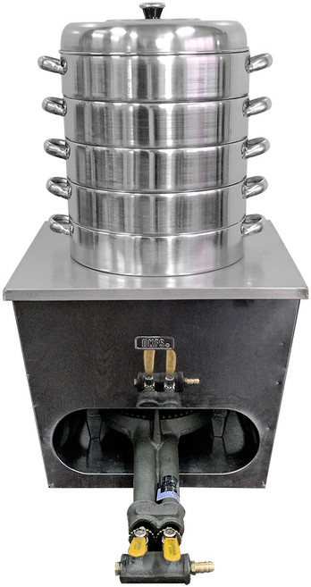 LPG용 / LNG용 가스식 국내산 업소용 스테인레스 만두 찜기 다용도 5단 찜기, 2. LNG용