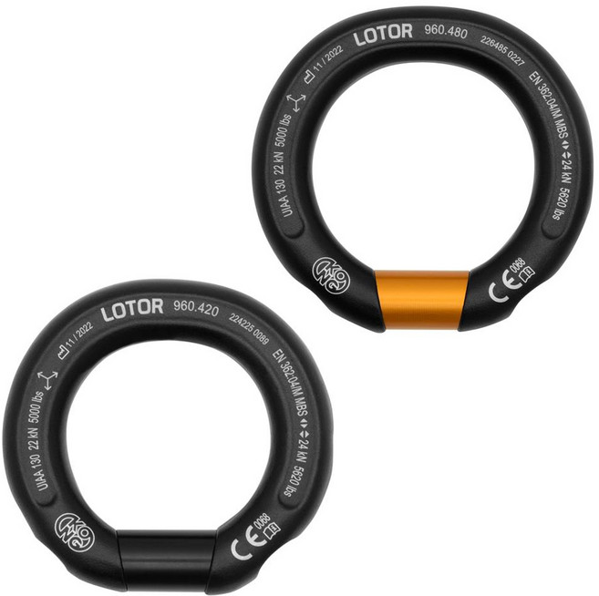 콩 KONG 로터 원형 커넥터 오픈형 링 빅 Lotor 산업안전 구조, 42mm, 1개