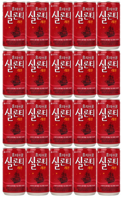 롯데칠성음료 홍차의 꿈 실론티, 20개, 175ml