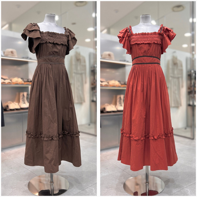 에고이스트 플리츠주름페미닌롱원피스 EQ2WO665HJ_DG