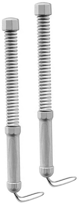 알제이 배틀로프 홈트 줄줄이 복부자극 진동운동기구, 1개, 그레이