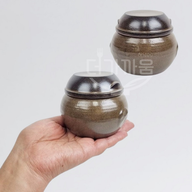 전통 미니항아리 소금단지 양념통 현관소금항아리 돈들어오는 풍수인테리어, 2개