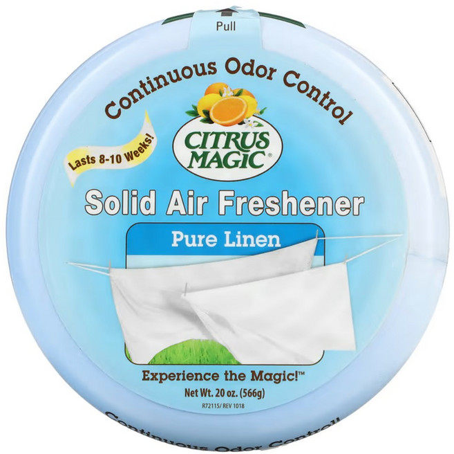 고체 방향제 퓨어 린넨 차량 세탁실 화장실 옷장 시트러스매직 [원산지 미국산], 566g, 1개