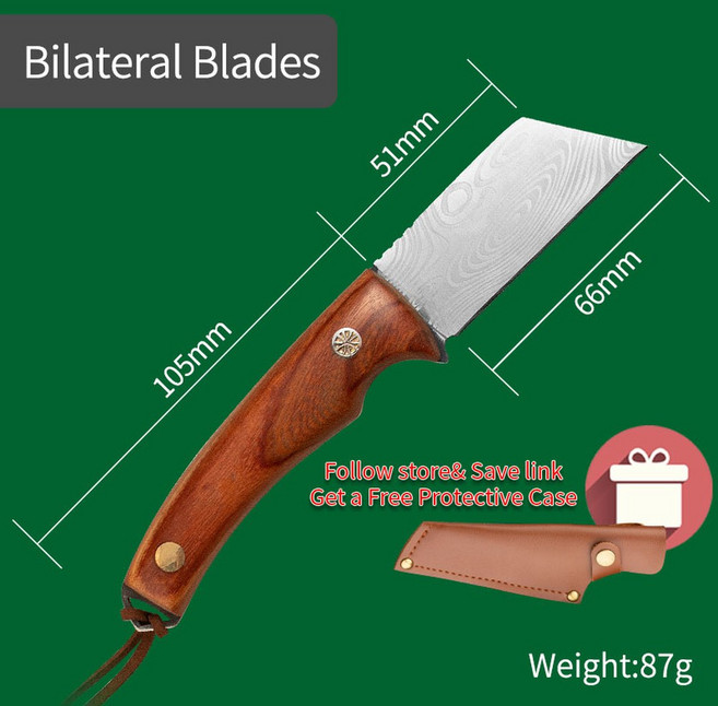 다기능 접목칼 껍질 스틸 스테인레스 도구 새싹 과수 원예 접목용 수제, Right side blade, 1개