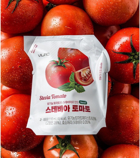 비락 스테비아 토마토 주스, 72개, 110ml