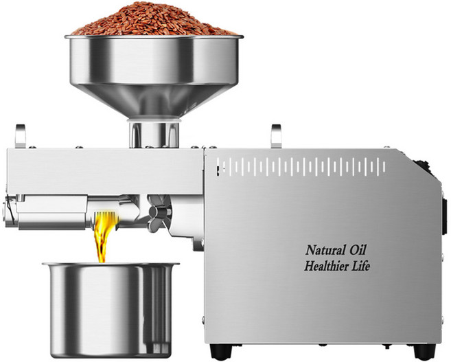 튀김 고온 추출기 프레싱 디지털 제어 프레스 스테인레스 디스플레이 오일 자동 기계 스틸 온도 냉간, 110V, EU, 1개