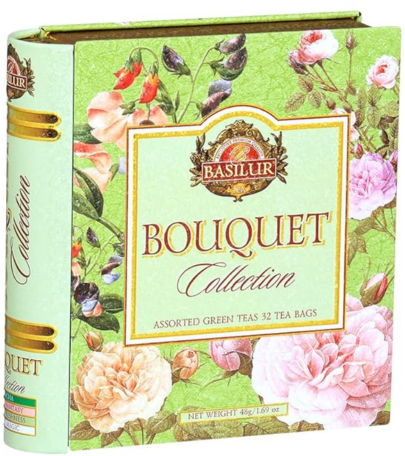 선물 플레이버티(녹차베이스센차) 바실러티 부케아소트북 4종류 × 8봉(총 32봉입) 어머니의 날 선물, 1개