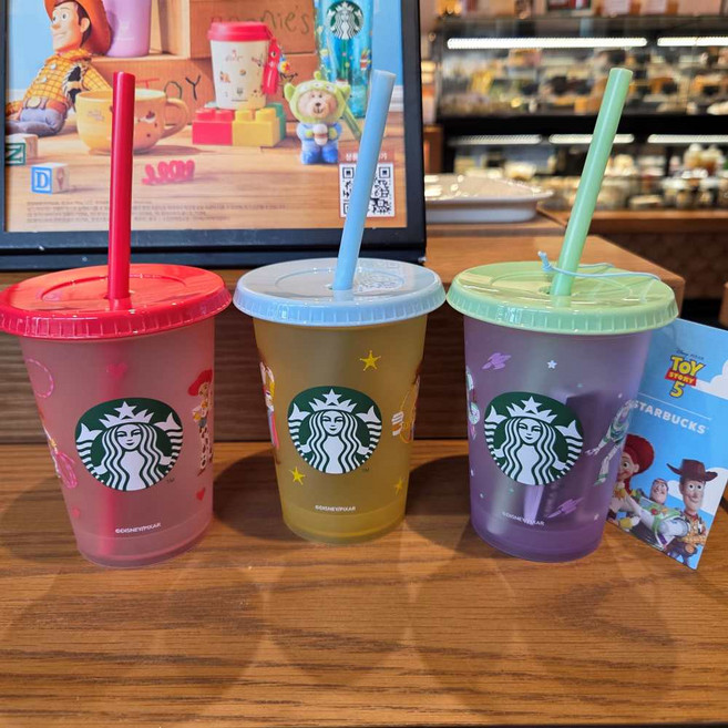스타벅스 PL 토이 스토리 리유저블 컵 3종 세트 + 쇼핑백, 1개