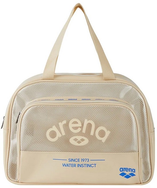 아레나 숄더 수영 가방 AC1AB15, 베이지