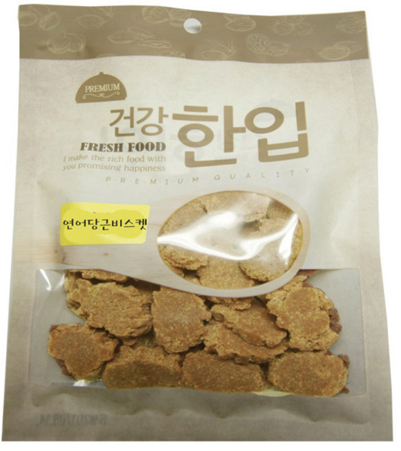 수제명가 연어당근 황태고구마치석 수제비스켓 각100g 비스켓, 1개