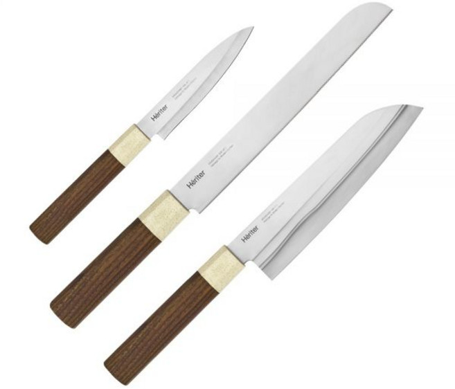헤리터 칼 3종 세트, 과도+식도+빵칼, 1개