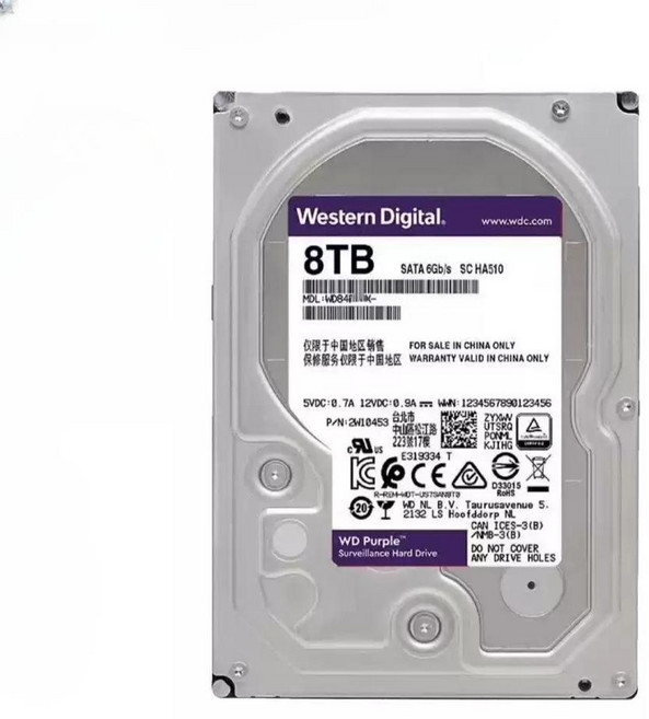 8테라하드 웨스턴디지털 8TB하드 하드디스크 HDD 데스크탑용 3.5인치, 8TB