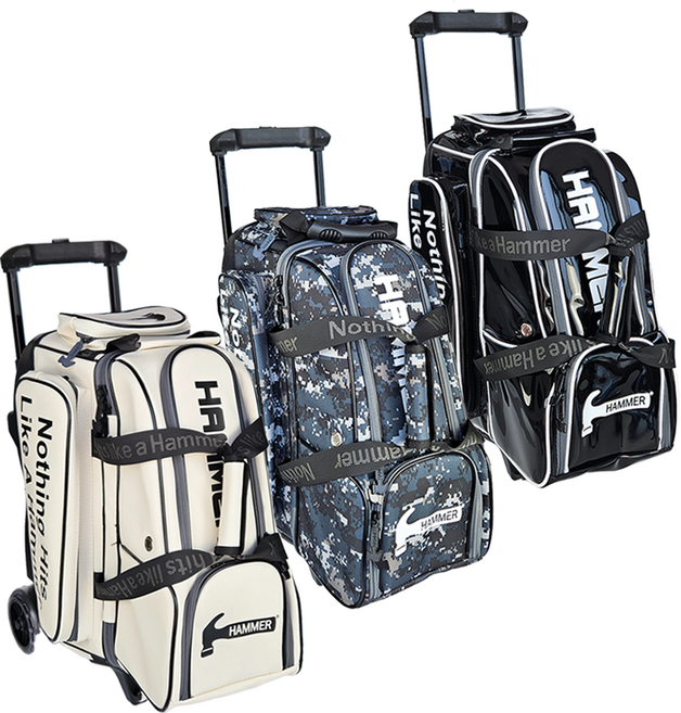 햄머 2볼 신형 볼링가방 롤러백 볼링백, 매트 아이보리, 1개