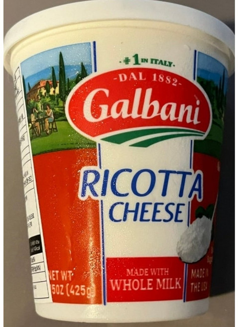 [트레이더스] 갈바니 리코타 홀밀크 치즈 425g 아이스박스포장 /냉장식품, 1개