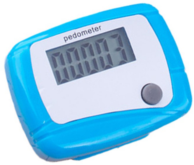 걸음수 측정기 허리 클립형 만보기 만보계 (색상랜덤), 1개