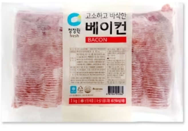 청정원 베이컨 1kg, 6개
