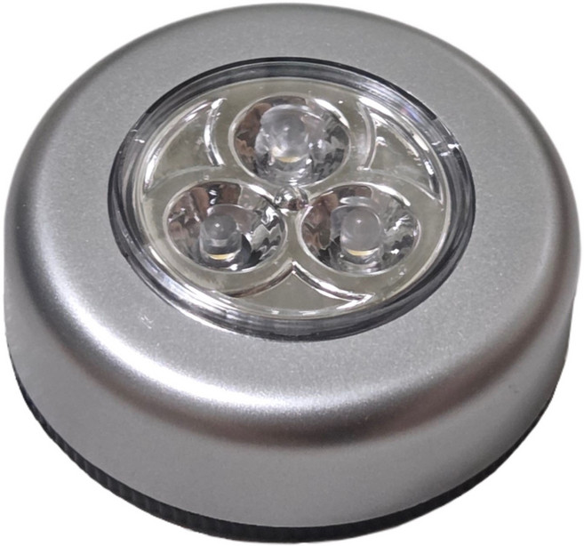 모디르 LED 터치라이트 실버 무드등 백색 조명 주백색