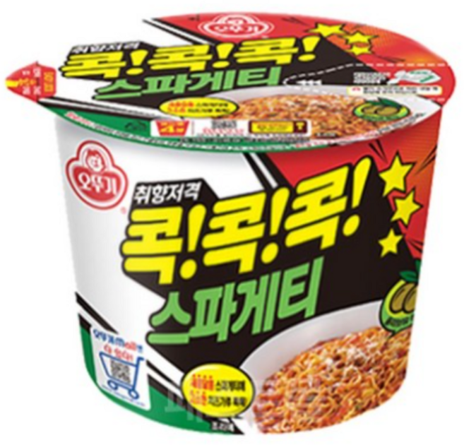 오뚜기콕콕콕 스파게티, 120g, 4개