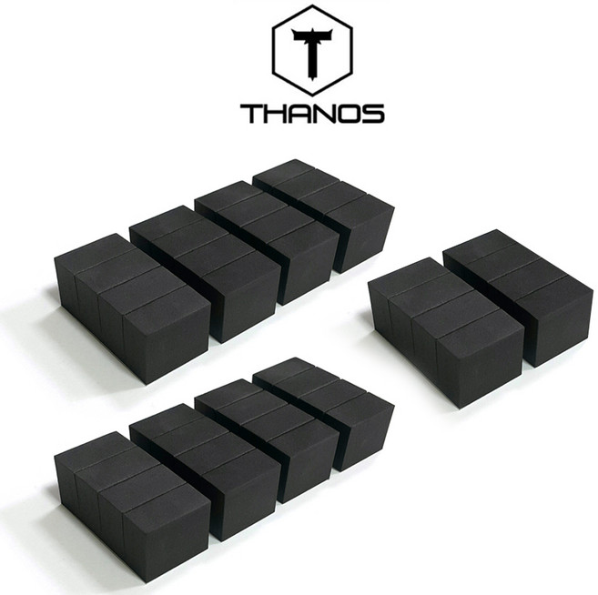 타노스 순정형 커브 쿠션 도어가드_블랙_10ea_1set 기준, 단품, 1개