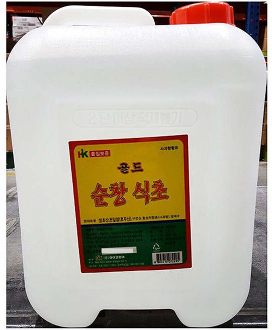 [하이코리아] 맛식초 (순창 HK 12L), 1세트, 12L