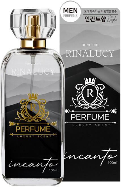 리나루시 퍼퓸 고농축 프리미엄 인칸토 남성 향수, 1개, 100ml