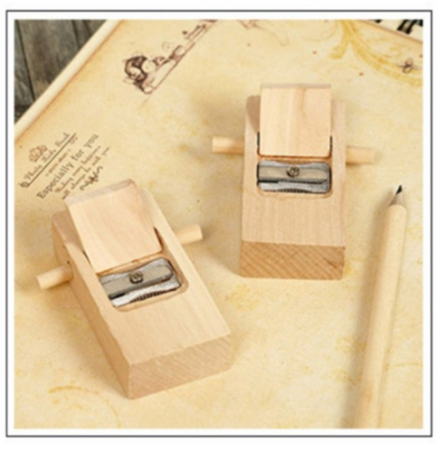 목공 대패 통나무 연필 숫돌 모양, 1개