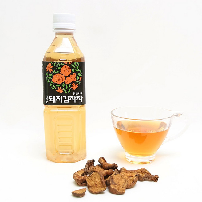 햇살아래 마시는 돼지감자차 음료 500ml20병 한박스 페트병 무첨가 원액함유살속 대용량음료, 20개, 500ml