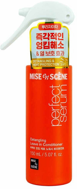 미장센 퍼팩트 엉킴 제로 노워시 트리트먼트(미스트) 150ml(556293), 단품