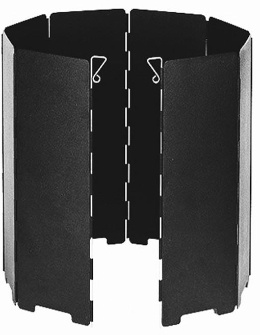 다나몰 캠핑 가스 버너 가림막 바람막이 8단 파우치세트, 1개, 블랙